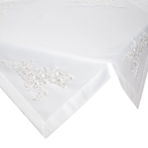 Obrus Bari 85x85 cm Biały - Elegancki Stół, Szt. 1
