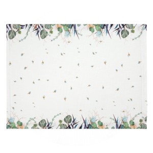 Obrus Natu 5 30x40 cm Biały 100% Bawełna 200 GSM, Wzór Nadrukowany
