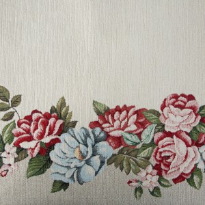 Obrus z gobeliny szenilowej 40x100 cm, naturalny, 43% poliester. szt. 1
