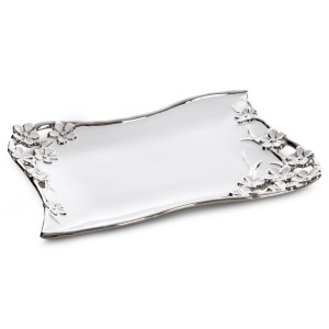 Patera Dekoracyjna Karin (01) 36 x 26 x 4 Cm Biały szt. 1