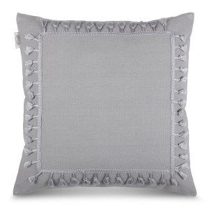 Poszewka Boho 45x45 cm Szara, 1 sztuka, Stylowy Dekoracyjny Akcent