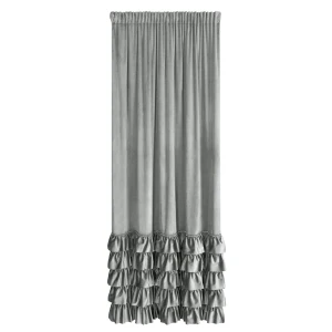 Zasłona Gotowa Carli Na Taśmie 140 x 250 Cm Srebrny szt. 1