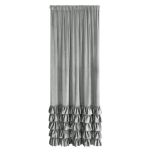Zasłona Gotowa Carli Na Taśmie 140 x 270 Cm Srebrny szt. 1