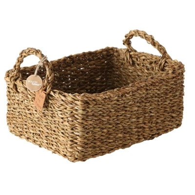 Koszyk Sophy trawa morska brązowy wys. 22cm