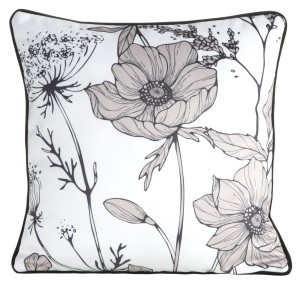 Welwetowa poszewka 45x45 cm, biały, 360 GSM, 100% poliester szt. 1