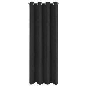 Zasłona Gotowa Adari 140 x 250 Cm Czarny szt. 1