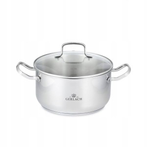 Gerlach Simple NK 332 garnek z pokrywką 1,5l 16cm Indukcja