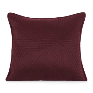 Bordowa Poszewka Pikowana Do Narzuty 45x45 TRIO