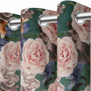 Rose Dark Zasłona Welurowa Na Przelotkach 140x250 Velvet