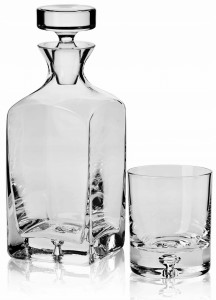 KROSNO LEGEND ZESTAW DO WHISKY Z KARAFKĄ NA 6 OSÓB SZKLANKI 7 ELEMENTÓW