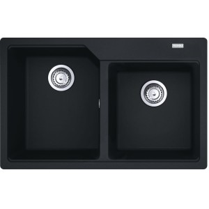 Zlewozmywak Urban UBG 620-36-33 Fragranite Czarny Mat 2 Komory 114.0687.311