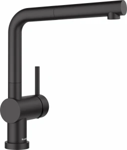 Bateria kuchenna BLANCO LINUS-S-F czarny mat