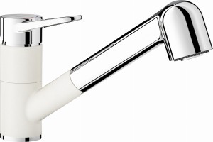 Bateria kuchenna BLANCO WEGA-S II Silgranit-Look biały/chrom