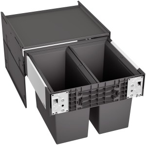 System segregacji odpadów BLANCO SELECT II 50/2, kolor czarny