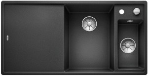 Zlewozmywak BLANCO AXIA III 6 S Silgranit antracyt prawa