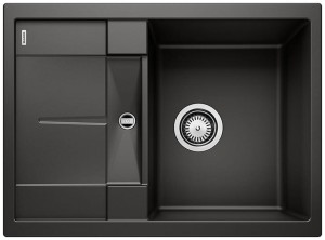 Zlewozmywak BLANCO METRA 45 S Compact Silgranit czarny odwracalny