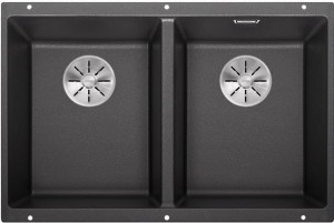 Zlewozmywak BLANCO SUBLINE 350/350-U Silgranit antracyt InFino