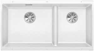 Zlewozmywak BLANCO SUBLINE 480/320-U Silgranit biały lewa InFino