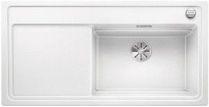 Zlewozmywak BLANCO ZENAR XL 6 S-F SteamerPlus Silgranit biały prawa