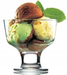 Szklane pucharki Glasmark zestaw 6 szt 270ml na lody desery