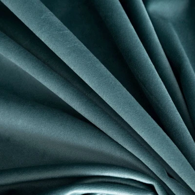 Zasłona Welurowa Welur Velvet na Taśmie 140 x 270 Niebieska do Salonu