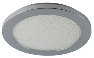 PIXEL Lampa Sufitowa Plafon 22,5 12W LED Ip44 Chrom+granila 3000k