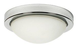 RODA Lampa Sufitowa Plafon 325 2x60W E27 Chrom Ip44