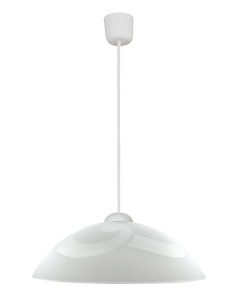 Candellux MONTI Lampa Wisząca 1x60W E27 Biała + Chromowa