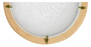 010  Lampa Sufitowa Plafon1/2  30 Ditrevi  1x60W Biały Drewno