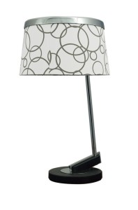 Candellux Lampa gabinetowa 1*60W E27 Biała Chrom