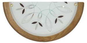 RUSTICA Plafon 0,5 Drewno Standard 1x60 W E27 Dąb Indeks Obi