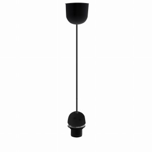 Linka Czarna 1x60W E27 Candellux, kolor czarny