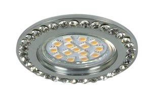 SOC-01 Ch GU10 50W 230v Opr.strop.stała Okrągła Odlew