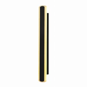 STICK Lampa Ścienna Zewnetrzna L-60 Czarny 20W  Klosz Opal Ip65