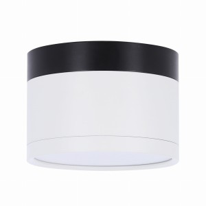 LAMPA Sufitowa Tuba 9W LED 4000k Biały+czarny Śr. 8,8 Cm