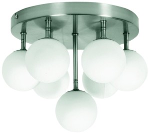 ETIUDA Lampa Sufitowa Plafon 7xg9/40W 230v Nikiel Mat