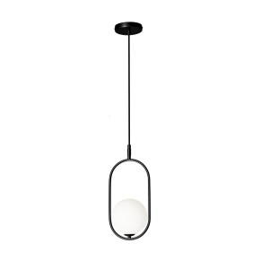 Candellux CORDEL Zwis 1x28W G9, Czarny