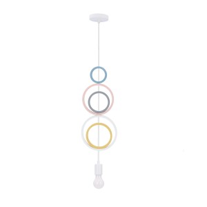 HOOPS 5 Lampa Wisząca 1x20W E27 Iq Kids Mix Kolor