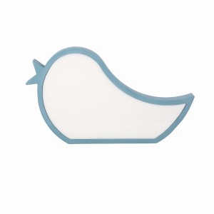 BIRD Lampa Stołowa 12W LED 3000k Iq Kids Niebieski