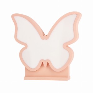 BUTTERFLY Lampa Stołowa 14W LED 3000k Iq Kids Różowy