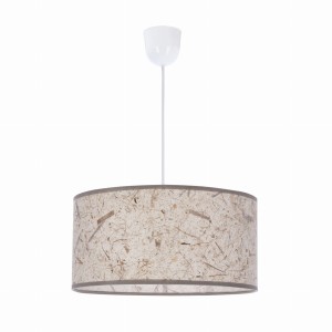 PAPIRUS Lampa Wisząca 1x60W E27 Abażur Beżowy