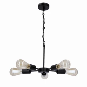 Candellux Sparta Lampa Wisząca 5x60W E27 Czarny