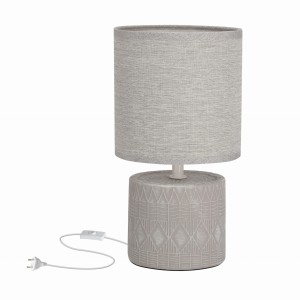 Candellux DINA Lampa Gabinetowa 1x40W E14 Szary