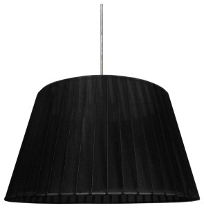 NOTIZIA Lampa Wisząca Satynowy 37 1x60W E27 Abażur Czarny