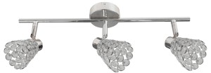 Candellux GLOSSY Listwa 3x40W G9 Chromowy z kryształkami