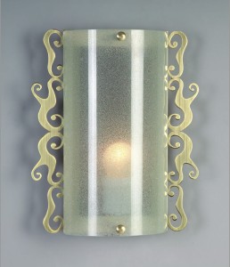 CASABLANCA Plafon 1x60W E27 22x25cm Patyna Prostokąt