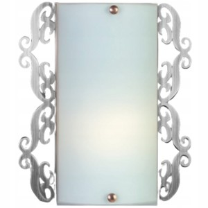 CASABLANCA Plafon 1x60W E27 22x25cm Satyna Prostokąt