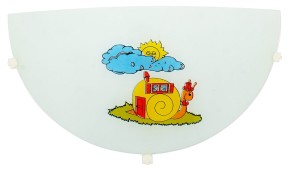 Lampa ścienna Slimak 1x60W E27 Candellux, kolor biały