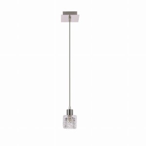 Candellux Tosca Lampa Sufitowa 1x40W G9 Chrom + Kryształ