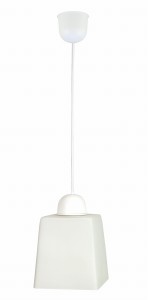 Candellux WIBRA Zwis 1x60W E27 Biały